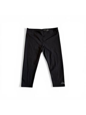 L.L. Bean Black Cropped Leggings